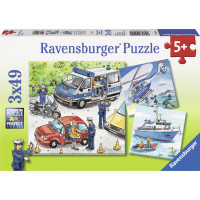 Ravensburger Puzzle 3x49 pc Police Action