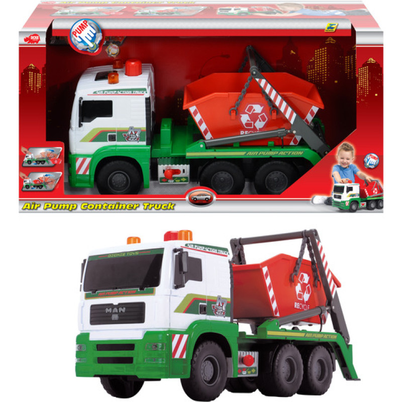 Dickie Toys Container Truck with Air Pump