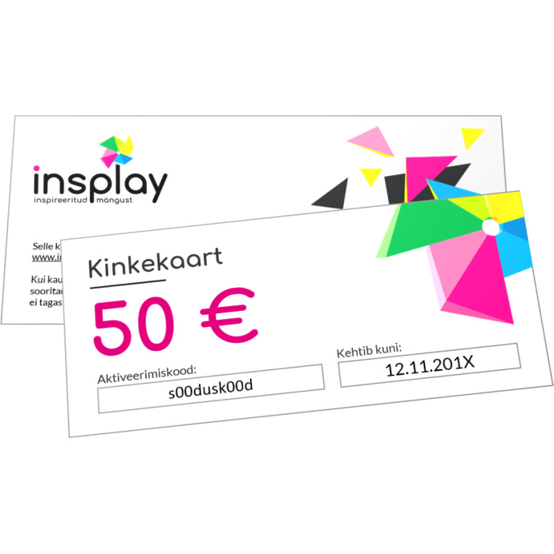 Insplay Giftcard 50 euros