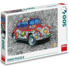 Dino Puzzle 500 pc Painted VW Beetle