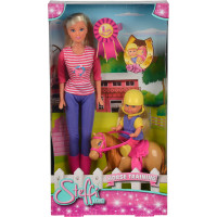 Simba Doll Steffi Horse Training Doll Set