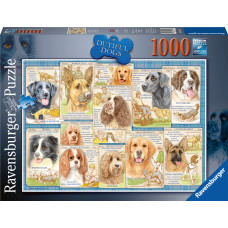 Ravensburger Puzzle 1000 pc Obedient Dogs