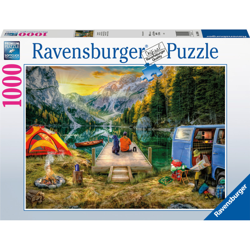 Ravensburger Puzzle 1000 pc Camping Vacation