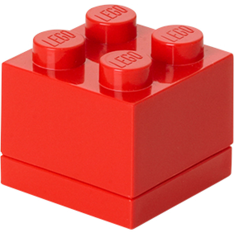 Room Copenhagen LEGO Brick Storage MINI 4 Red