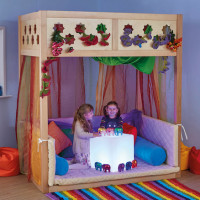 TTS Sensory Colour Changing Light Cube Table