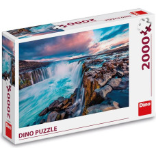 Dino Puzzle 2000 pc Waterfall of Selfoss