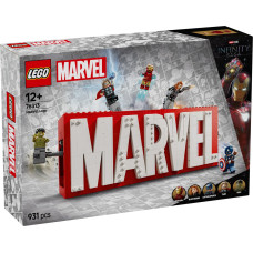 Lego Super Heroes Marvel logo ja minifiguurid