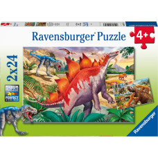 Ravensburger Puzzle 2x24 pc Dinosaurs