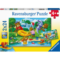 Ravensburger Puzzle 2x24 pc Bears Vacation