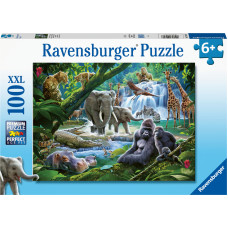 Ravensburger Puzzle 100 pc Jungle family