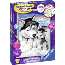 Ravensburger Painting by Numbers Husky Kiss