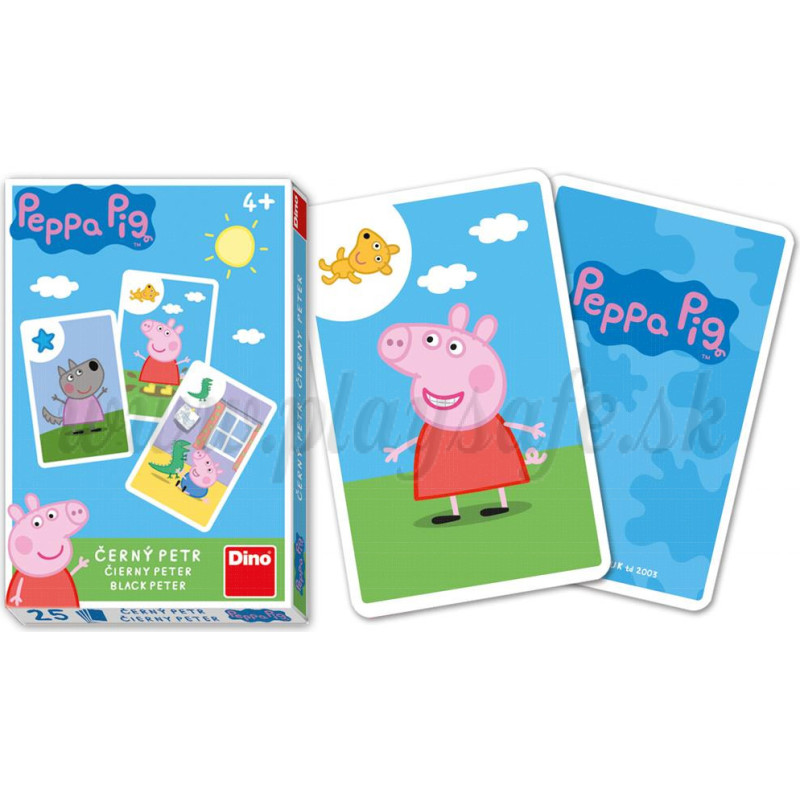 Dino playing cards Black Peter Peppa Pig