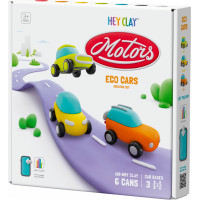 Hey Clay Modeling Clay Eco Cars with Wheels