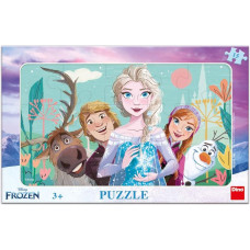 Dino Frame Puzzle 15 pc small Frozen