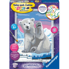 Ravensburger Paint by Numbers Polarbear Greeting