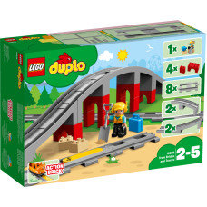 LEGO DUPLO Dzelzceļa tilts un sliedes