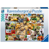 Ravensburger pusle 2000 tk Toidu kollaaž