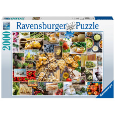 Ravensburger pusle 2000 tk Toidu kollaaž