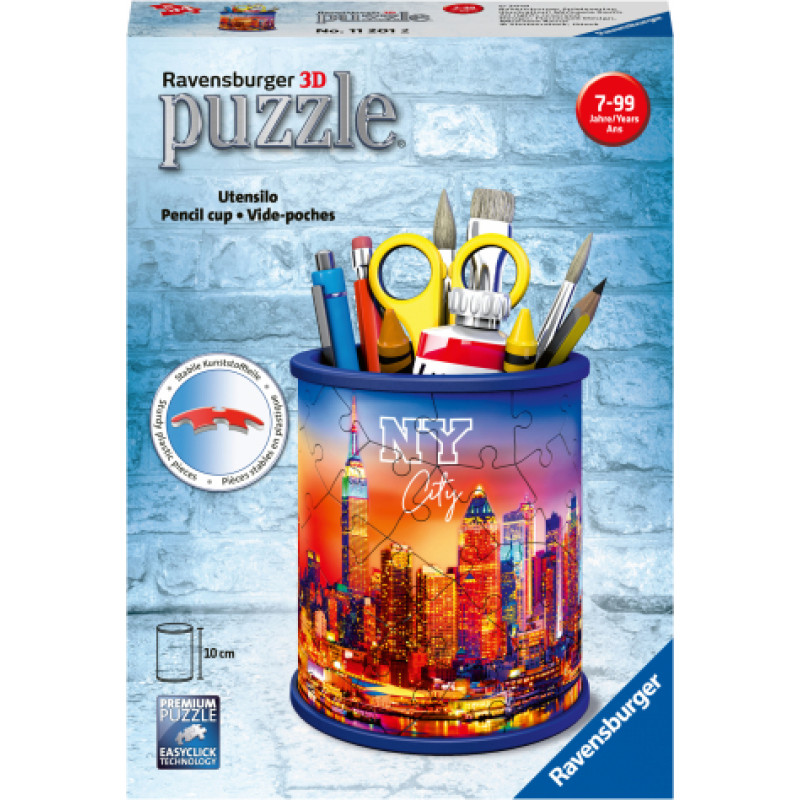 Ravensburger 3D pusle pliiatsitops NY City