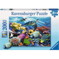 Ravensburger XXL Puzle Jūras bruņurupuči, 200 gab.