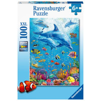  Ravensburger XXL Puzle Delfīni, 100 gab.