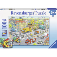 Ravensburger pusle 100 XXL tk Autod linnas