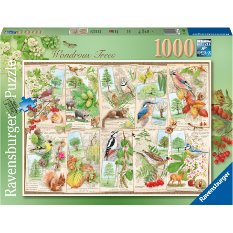 Ravensburger pusle 1000 tk Suurepärased puud