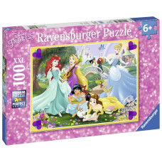  Ravensburger XXL Puzle Disney princeses, 100 gab.