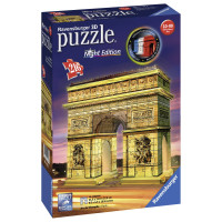 Ravensburger 3D pimedas helendav pusle Triumfikaar 216 tk