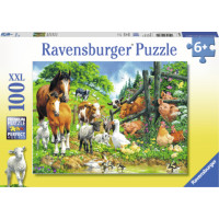 Ravensburger XXL Puzle Animals Get Together, 100 gab.