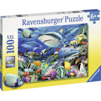 Ravensburger XXL Puzle Haizivis, 100 gab.