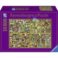 Ravensburger puzle Burvju grāmatu plaukts, 18000 gab.