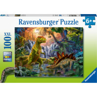 Ravensburger XXL Puzle Dinozauri oāzē, 100 gab.