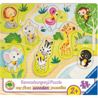 Ravensburger puupusle 8 tk Loomaaed