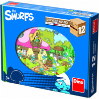 Dino puidust klotsipusle Smurf 12 tk