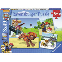 Ravensburger pusle 3x49 tk Käpa patrull