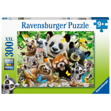 Ravensburger puzle Meža dzīvnieku selfijs, 300 gab.