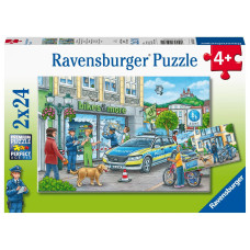 Ravensburger pusle 2x24 tk Politsei tegutseb