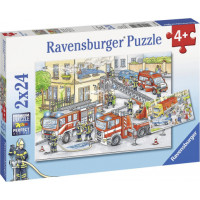 Ravensburger pusle 2x24 tk Kangelased tegutsemises