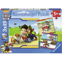 Ravensburger pusle 3x49 tk Käpa patrull