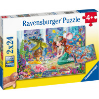 Ravensburger pusle 2x24 Merineitsid