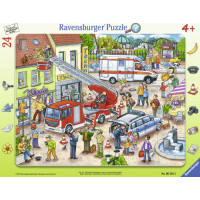 Ravensburger plaatpusle 24 tk Loomade kiirabi