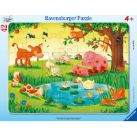 Ravensburger plaatpusle 42 tk Väikesed loomasõbrad