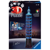 Ravensburger 3D Puzzle Taipei Tower , Night Edition