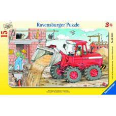 Ravensburger plaatpusle 15 tk Minu ekskavaator